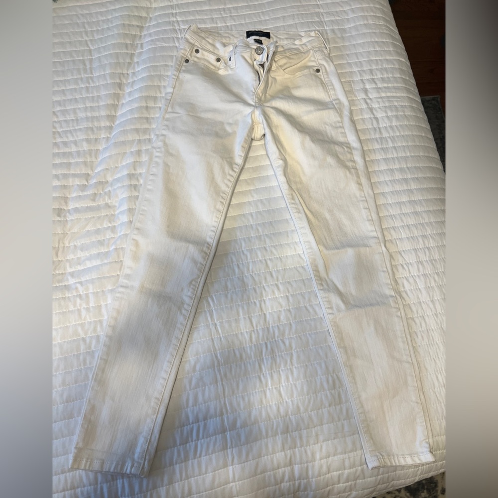 Banana Republic White Jeans